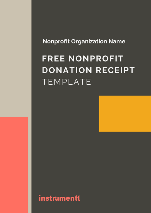 Nonprofit Donation Receipt Template: 6 Free Templates